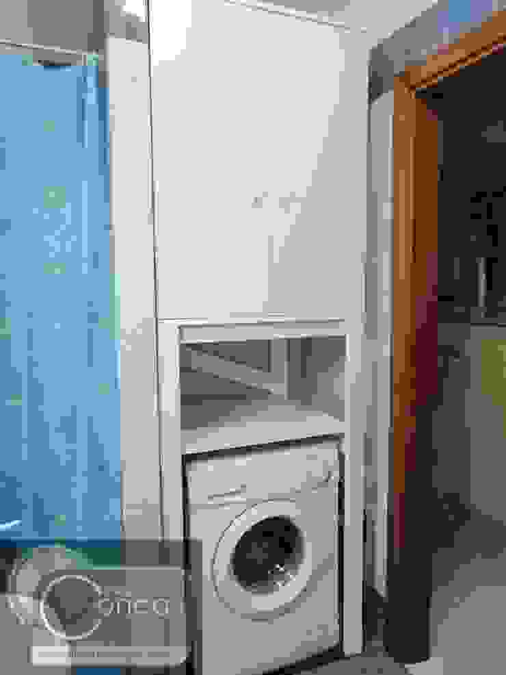 Armadio su Misura per Lavatrice Falegnameria Conca Bagno moderno Legno Bianco armadi su misura, armadi a muro, armadi per lavatrice,Armadietti dei medicinali