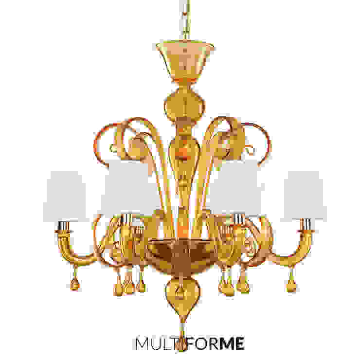 Parisienne ambra MULTIFORME® lighting Sala da pranzoIlluminazione