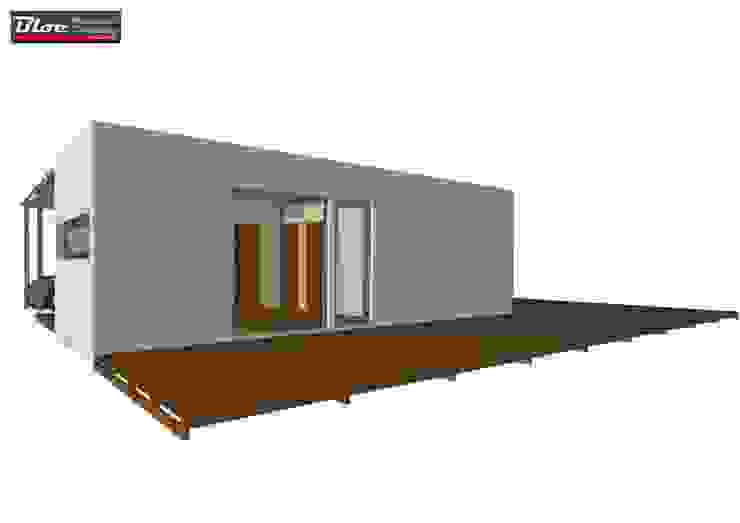 Casas modulares - Modelo BLOC Linea T2 - 54 m2, BLOC - Casas Modulares BLOC - Casas Modulares Casas pequenas Casa Modulares, Bungalows, Casas Flutuantes, Moradias