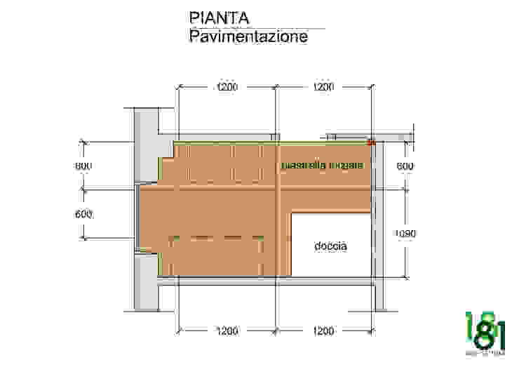 Progetto Online Per Bagno Contemporaneo Effetto Metallo Homify