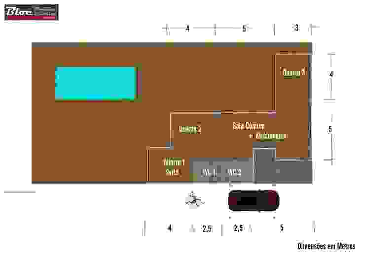 Modelo BLOC LÍNEA 81m2 área coberta | Casas modulares, BLOC - Casas Modulares BLOC - Casas Modulares Casas pequenas Casa Modulares, Bungalows, Casas Flutuantes, Moradias