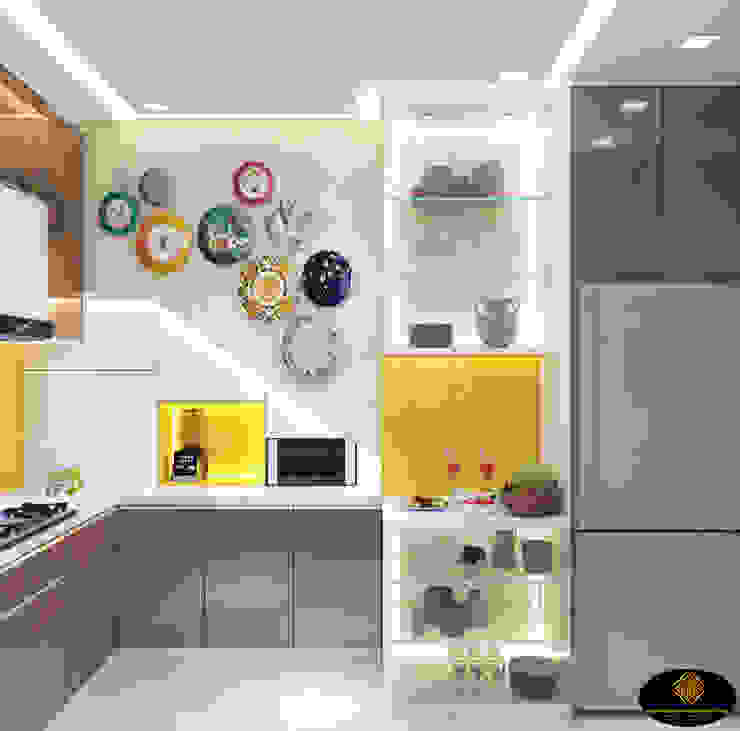 Mr. Tarun Ganguli's Modern Modular Kitchen, Bally, Howrah CUSTOM DESIGN INTERIORS PVT. LTD. Modern kitchen Iron/Steel Amber/Gold modern interior, famous interior designers, interior design firms, decoration design, commercial interior design, modern home interior, office interior, apartment interior design, restaurant interior design, farmhouse interior, modern farmhouse interiors, interiors by design, traditional living room, mid century modern interiors, interior design services, bathroom interior design, kitchen interior, contemporary decor, bohemian interior design,