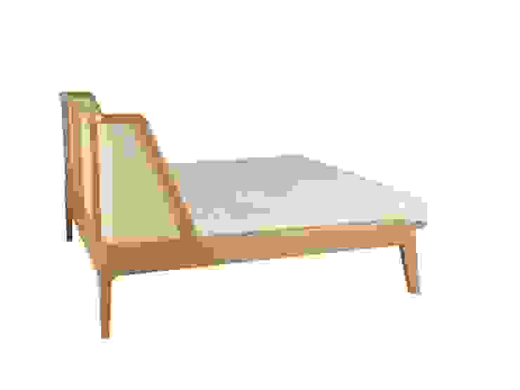 Bett mit einem Kopfteil aus Rattan | homify