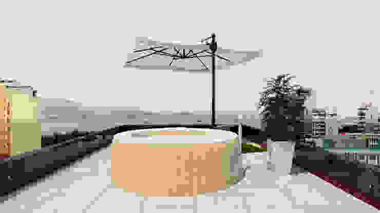 Esplanada exterior duplex – Espinho Alpha Details Jardins modernos