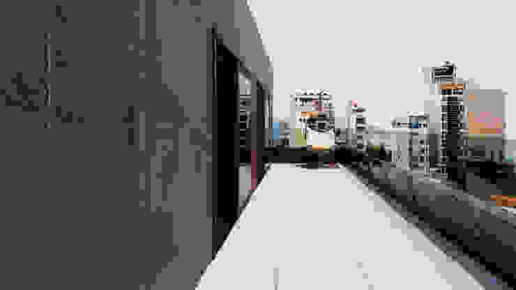 Esplanada exterior duplex – Espinho Alpha Details Jardins modernos