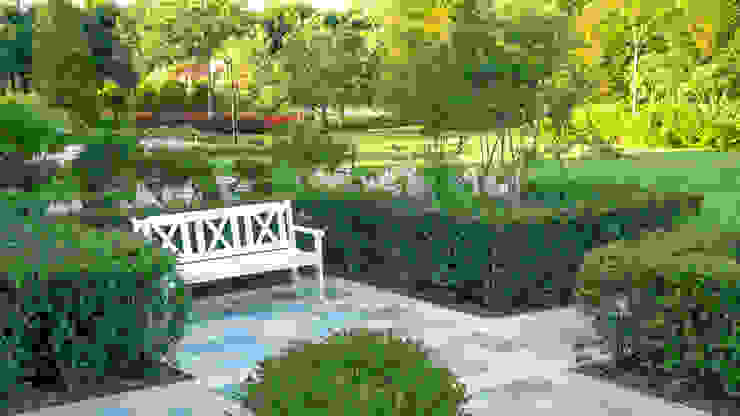 Английская неоклассика в КП Парквилл. 2019 г. ARCADIA GARDEN Landscape Studio