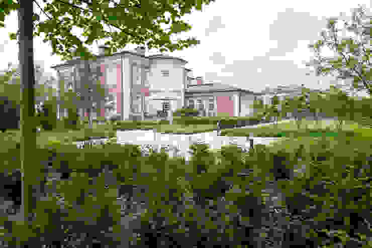 Английская неоклассика в КП Парквилл. 2019 г. ARCADIA GARDEN Landscape Studio
