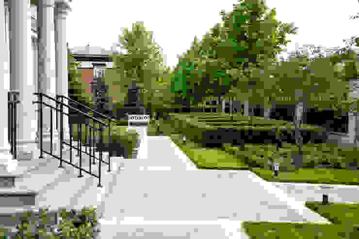Английская неоклассика в КП Парквилл. 2019 г. ARCADIA GARDEN Landscape Studio