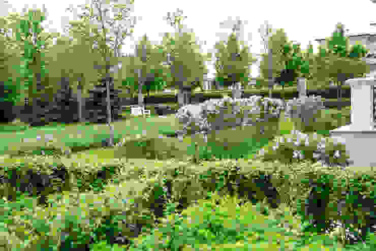 Английская неоклассика в КП Парквилл. 2019 г. ARCADIA GARDEN Landscape Studio