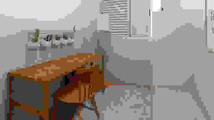 Quarto dos Brinquedos Alegre Apartamento Alugado Mirá Arquitetura Quartos dos meninos Madeira Verde Apartamento Alugado, Projeto de consultoria, Quarto Infantil