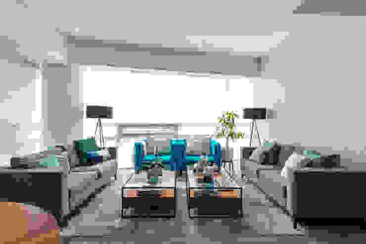 Diseño de sala abierta para un hogar en CDMX | homify