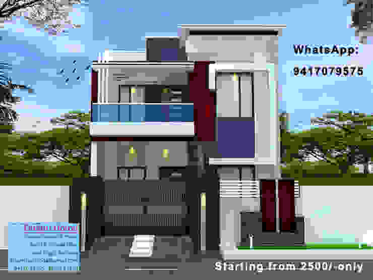 photo Small House Home Front Designs small house front elevations homify