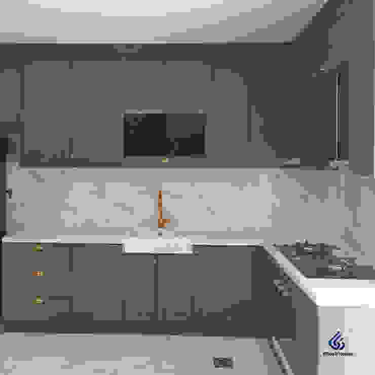 Wood Grain Kitchen Cabinets Homify