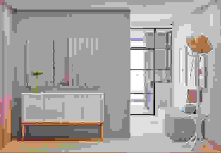 Hall Alpha Details Corredores, halls e escadas escandinavos