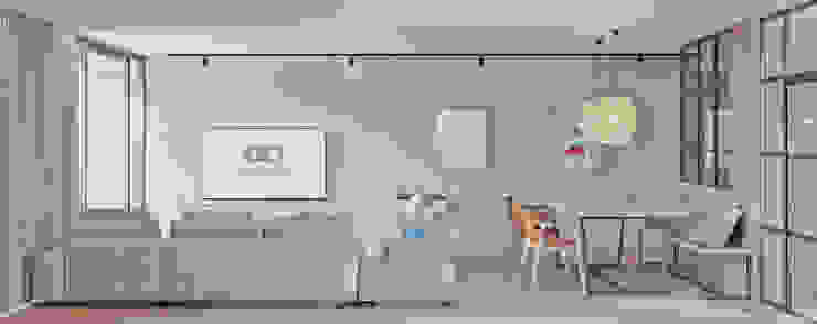 Sala Alpha Details Salas de estar escandinavas