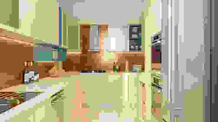 Handle less Kitchen homify Eclectic style kitchen Modular kitchen, handle less kitchen, sleek kitchen,