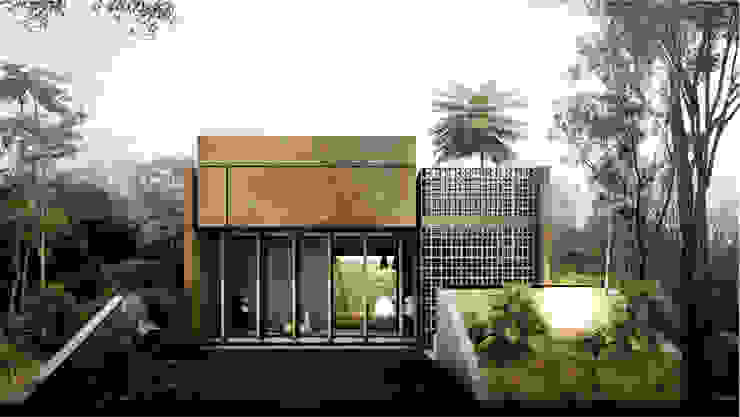 F House studioreka architect Rumah Modern