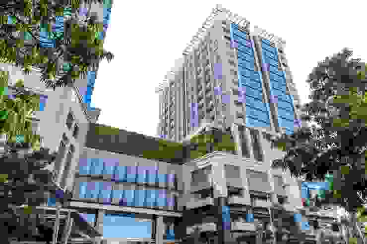 Vertical Garden Hotel Tentrem Semarang Beta Landscape Indonesia Hotel Modern Aluminium/Seng Multicolored