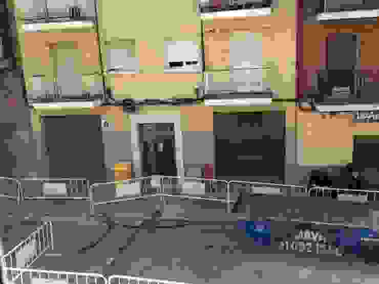 Antes fachada Ana Cabo cambio de uso a vivienda, loft, conversión, proyectos, proyecto de cambio de uso, arquitectura, diseño de interiores, llave en mano, proyecto de arquitectura, interior, interiorismo,casa contenedor, proyecto en 3d