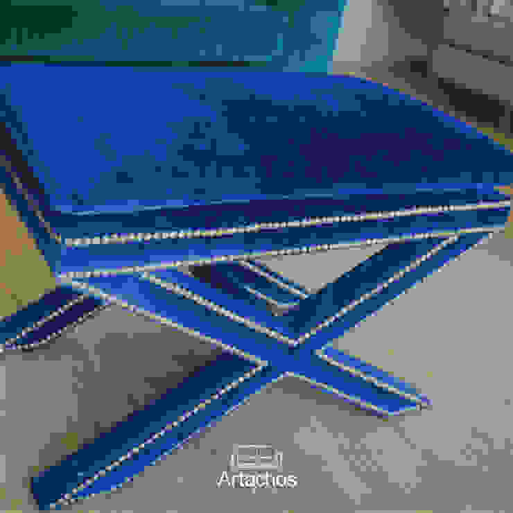 Puff Artachos Decorações CasaAcessórios e Decoração Azul