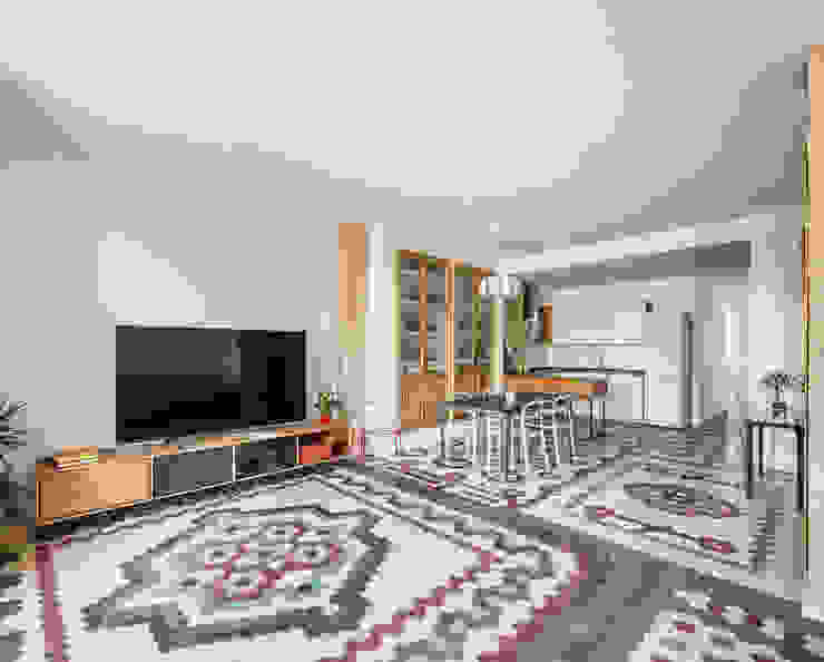 Home in Ruzafa tambori arquitectes Modern Oturma Odası