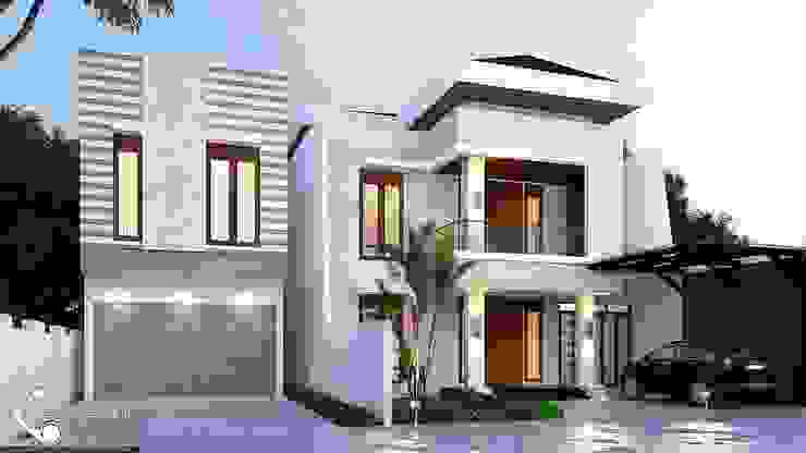Exterior House_Medan (Mr. Andi), VECTOR41 VECTOR41 Prefabricated Home