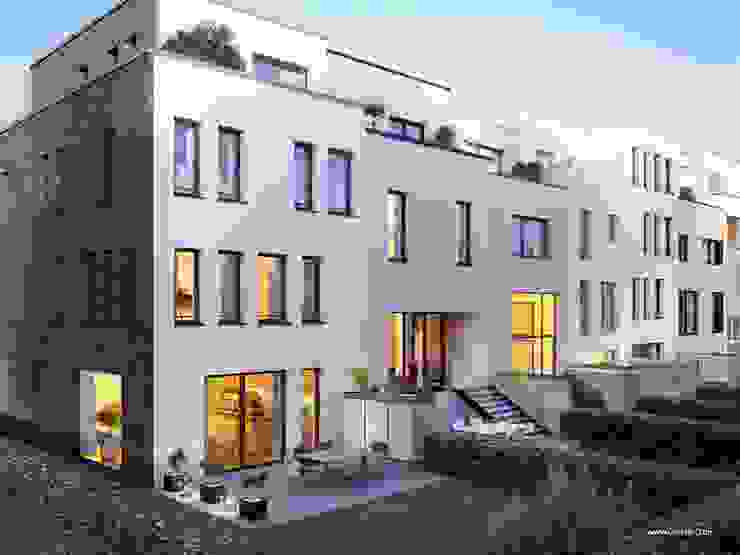 Geteilte Freude ist doppelte Freude! Garten-Q GmbH Moderner Balkon, Veranda & Terrasse Terrassentrenner, Terrassenschrank, Sichtschutz mit Stauraum, Gartenschrank, Sichtschutz hoch