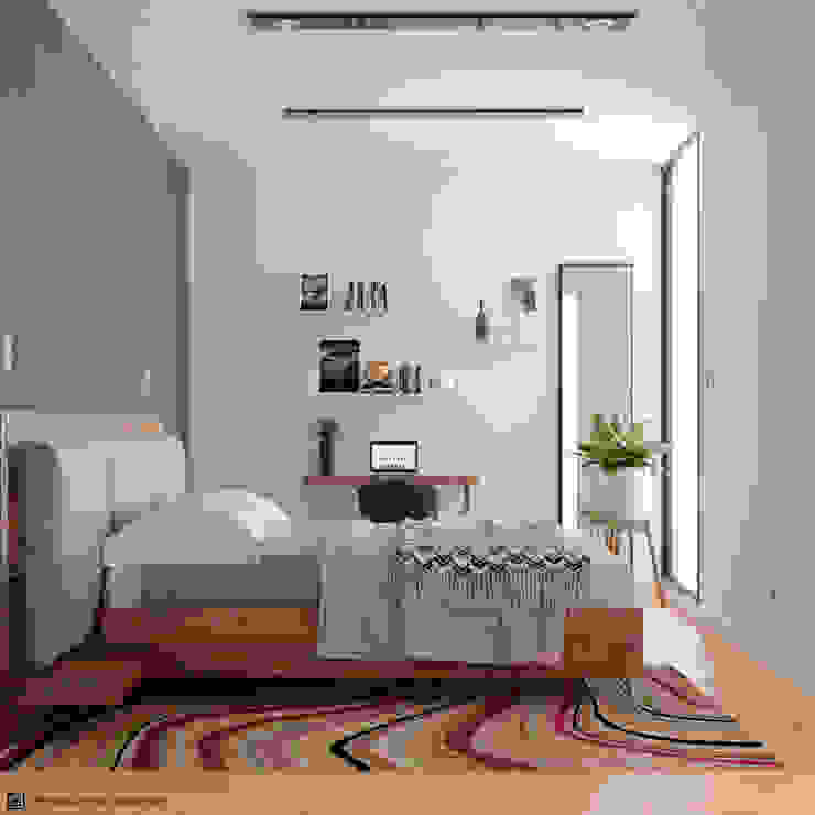 𝗣𝗥𝗢𝗬𝗘𝗖𝗧𝗢 809 ❜❜DEPARTAMENTOS RESOL❜❜, Vertical Studio SAC Vertical Studio SAC Minimalist bedroom