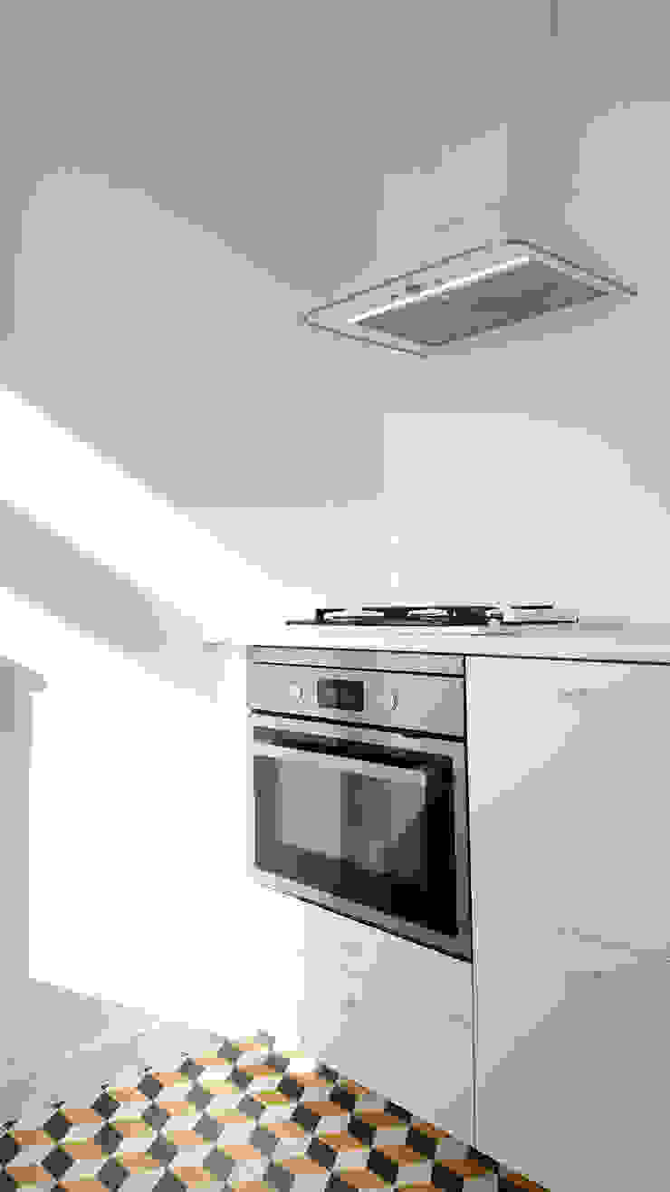 ARCHDESIGN LX Kleine Küche MDF Weiß