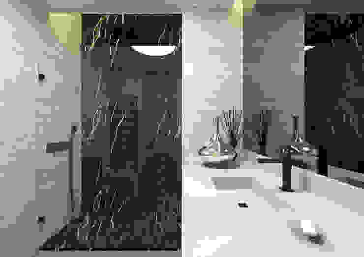 ARCHDESIGN LX Minimalistische Badezimmer Marmor Schwarz