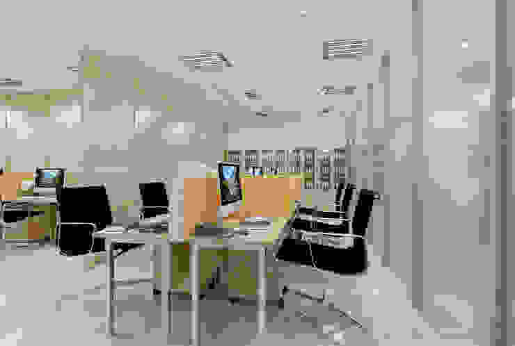 Không gian nội thất Công ty TNHH Thiết Kế Xây Dựng Xanh Hoàng Long Commercial spaces Gỗ Wood effect Office spaces & stores