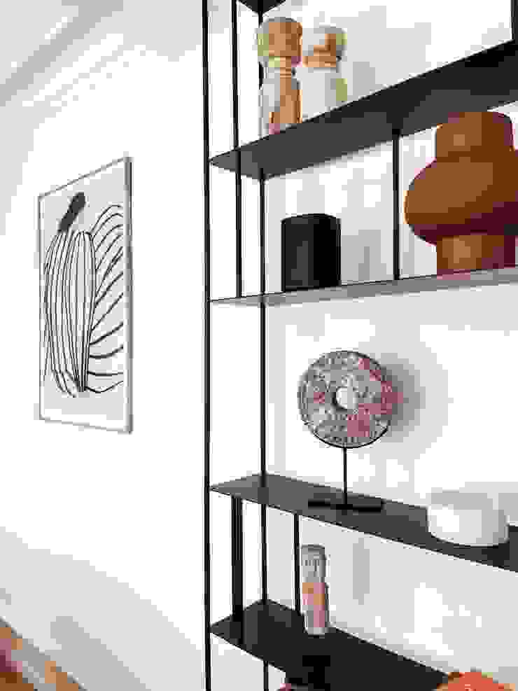 Décoration du salon Eodesign Salle à manger minimaliste Métal Blanc Biens,Étagère,blanche,Cadre de l&#39;image,Bois,Design d&#39;intérieur,Rayonnage,Rectangle,mur,Ligne