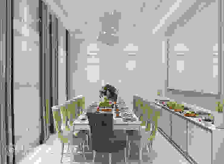 Modern dining room design in Abu Dhabi, Algedra Interior Design Algedra Interior Design Modern Dining Room dining room design, modern dining room, villa interior design, dining room set, dining room ideas, dining room decor, luxury interiors, best interior designer Dubai