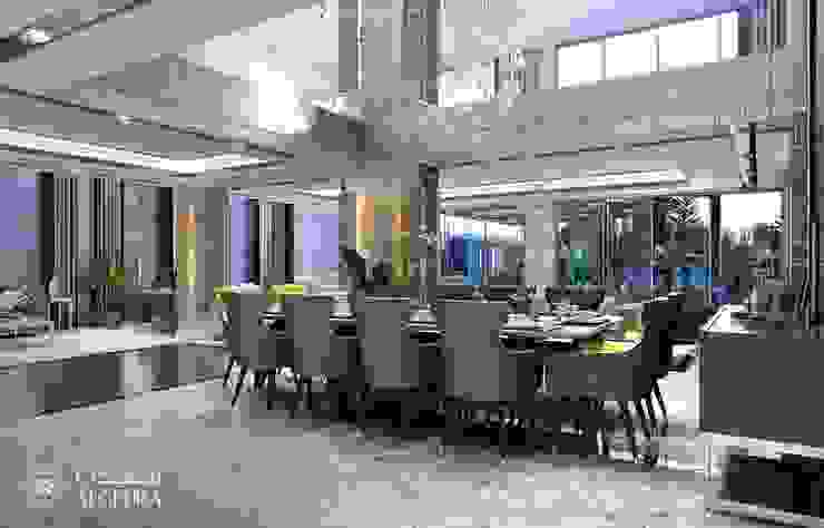 Modern dining room design in Abu Dhabi, Algedra Interior Design Algedra Interior Design Modern Dining Room dining room design, modern dining room, villa interior design, dining room set, dining room ideas, dining room decor, luxury interiors, best interior designer Dubai, Algedra