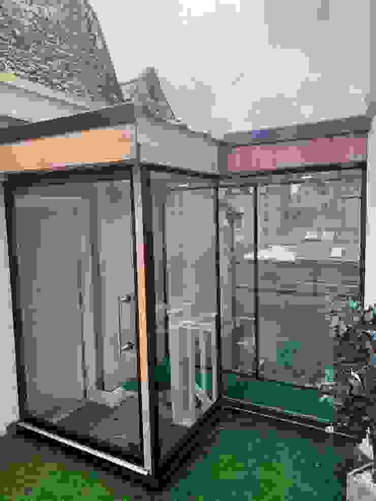 Bath Winter 2020 Glass Structures Limited Modern Corridor, Hallway and Staircase