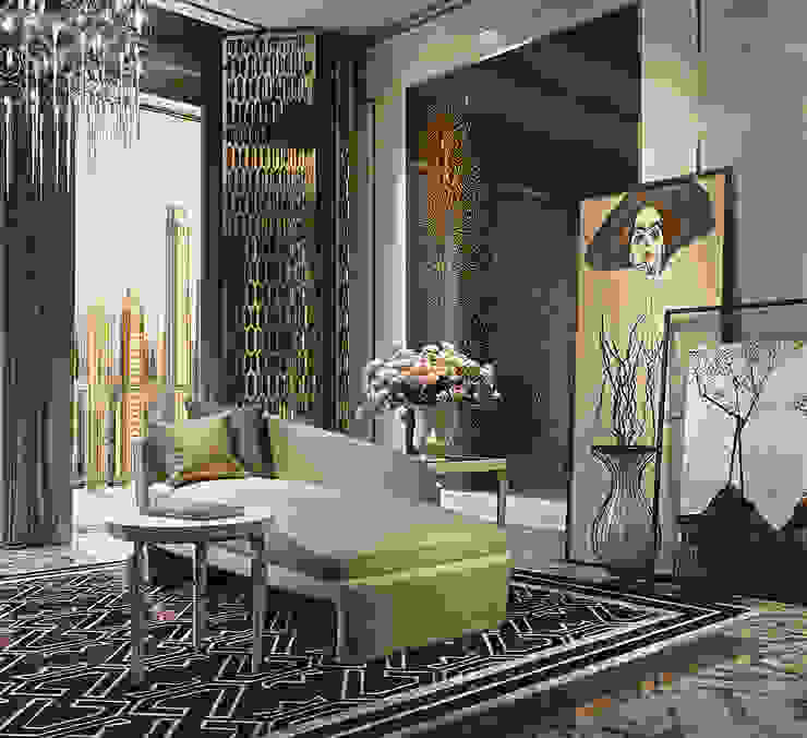 Zona Notte Lussuosa- Brummel Brummel Camera da letto in stile classico Beige Luxury, bedroom, Brummel Home, elegance, lampadario, lusso, champagne, brown, gold, bianco,Sofà & Chaise longue