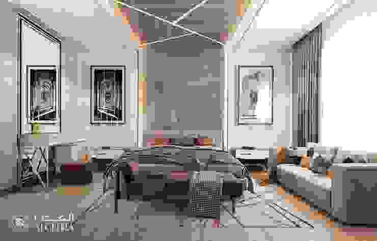 Master bedroom design in Dubai, Algedra Interior Design Algedra Interior Design Phòng ngủ phong cách hiện đại