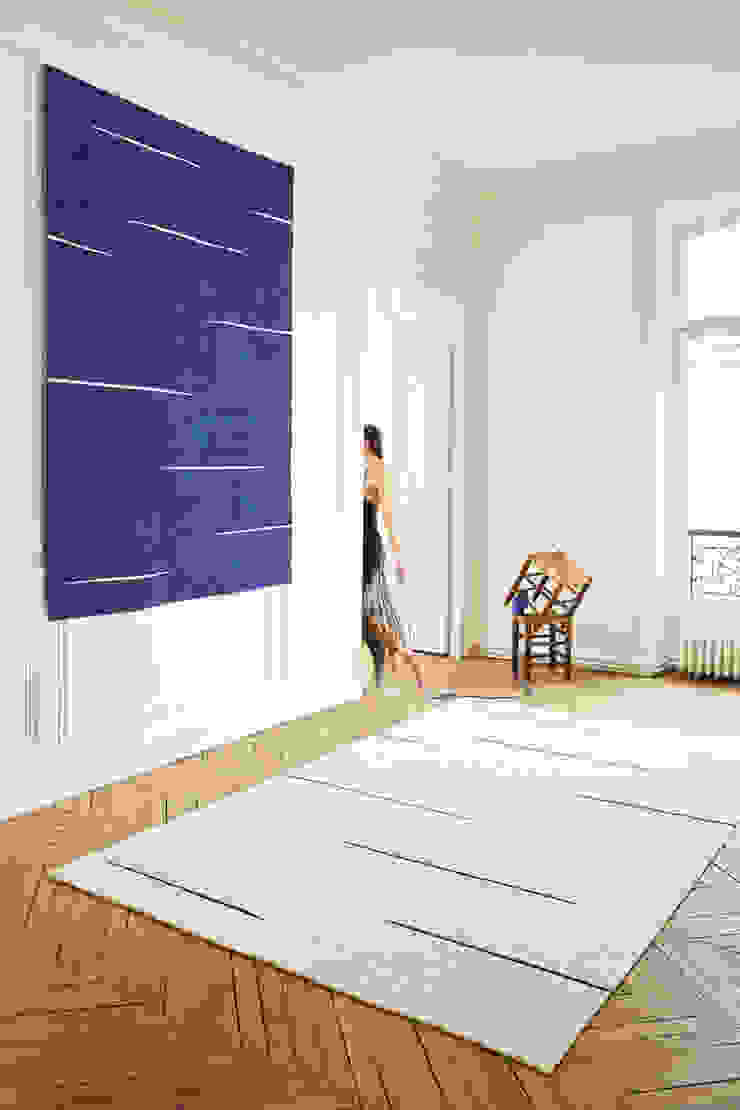 RUGS, Kintu Studio Kintu Studio Minimalistische slaapkamers Katoen Wit Textiel