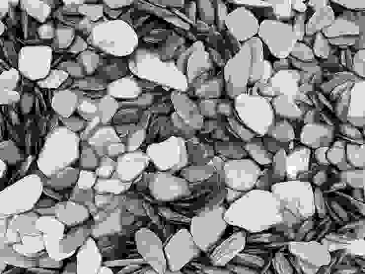 Rounded Crushed Slate 12-40 mm Canteras el Cerro Garden Accessories & decoration Slate Black