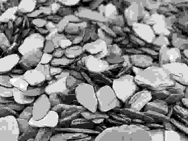Rounded Crushed Slate 12-40 mm Canteras el Cerro Garden Accessories & decoration Slate Black