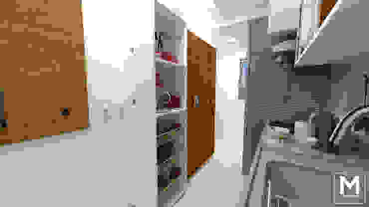 Despensa, Fruteira e Armário para Eletrodomésticos Mostavenco Arquitetura Armários e bancadas de cozinha MDF Branco fruteira,cozinha,branco,despensa