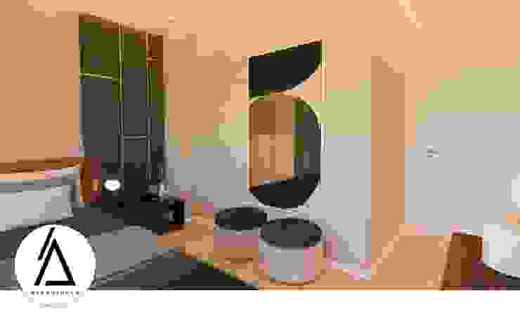 Projeto – Design de Interiores – Suite CL Areabranca Quartos pequenos