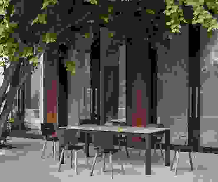 Freie Platzwahl Livarea Moderner Balkon, Veranda & Terrasse Stuhl, Design, Designer, Outdoor, Sessel, Lounge, Teakholz, Metall, Sitzschale, wetterfest, weiß, schwarz, Aluminium, modern, Gartenstuhl, Terrasse, Balkon, Garten