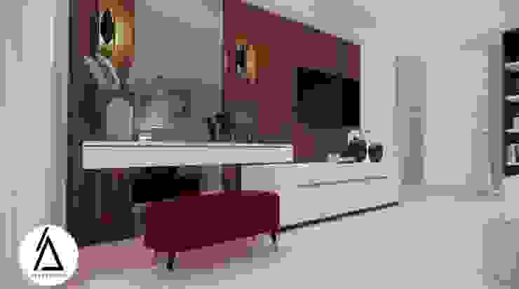 Projeto – Design de Interiores – Suite Principal FR Areabranca Quartos modernos