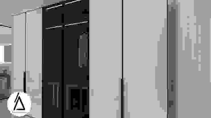 Projeto – Design de Interiores – Suite Principal FR Areabranca Closets modernos