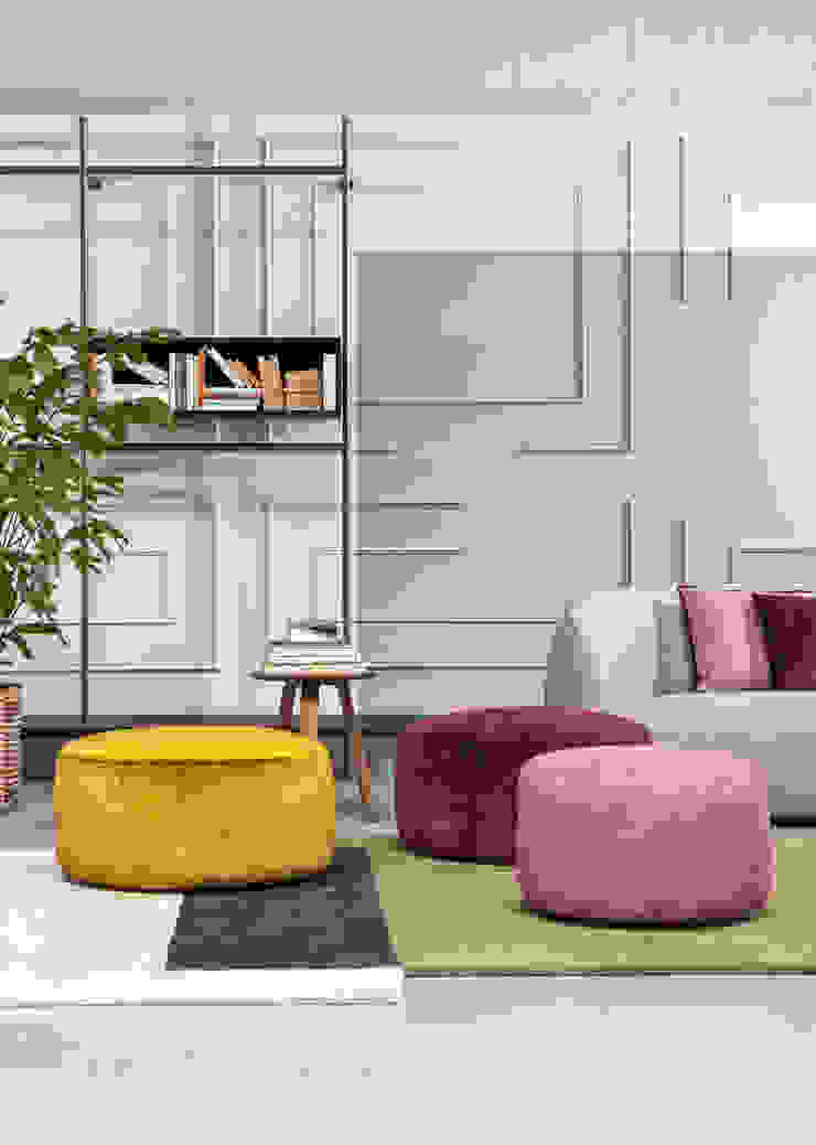 Forever 020 pouf Flexteam™ Soggiorno moderno divano, pouf, moderno, soggiorno, salotto, living, pelle, tessuto, made in italy, su misura, comfort,Accessori & Decorazioni