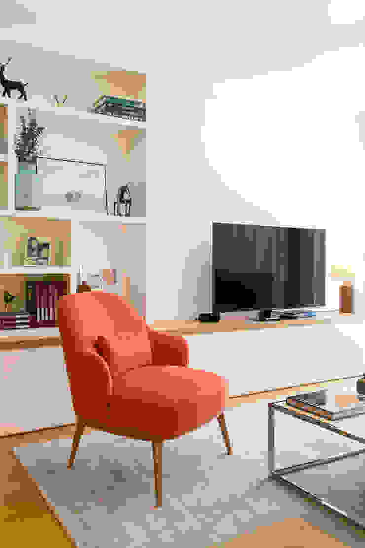 Sala de Estar | Expo Traço Magenta - Design de Interiores Salas de estar modernas