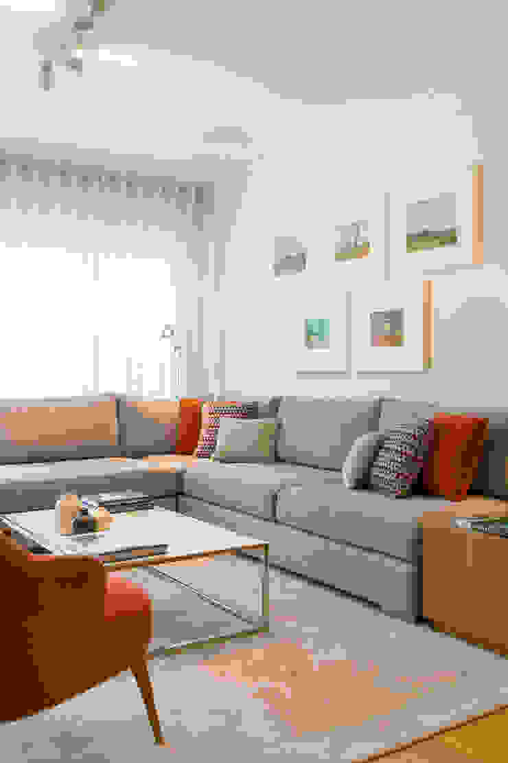 Sala de Estar | Expo Traço Magenta - Design de Interiores Salas de estar modernas