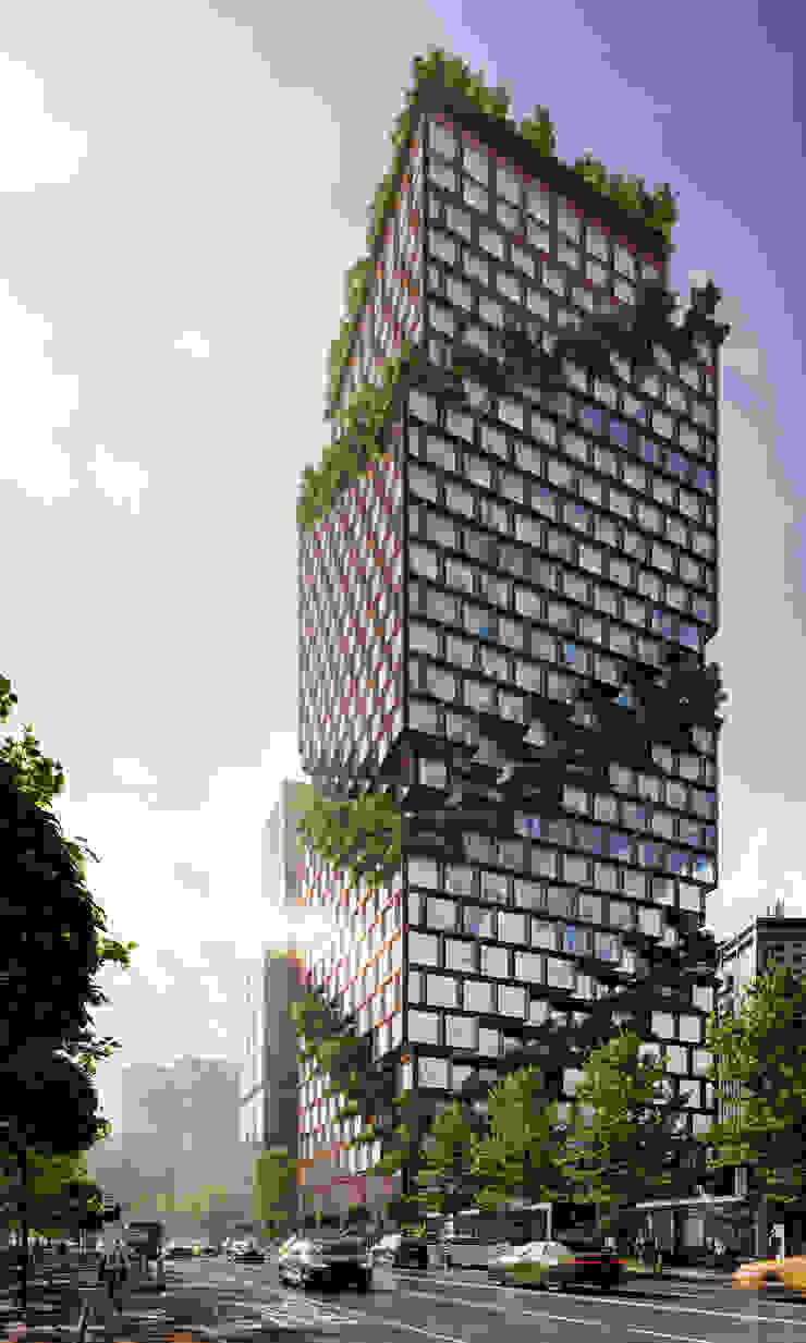 External visualization of a New York skyscraper, Render Vision Render Vision