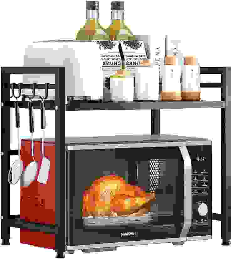 Expandable Microwave Shelf Press profile homify Mais espaços Comida, produtos, Garrafa, Utensílio de cozinha, Ingrediente, Receita, Laranja, Cozinha, Eletrodoméstico, Hendl